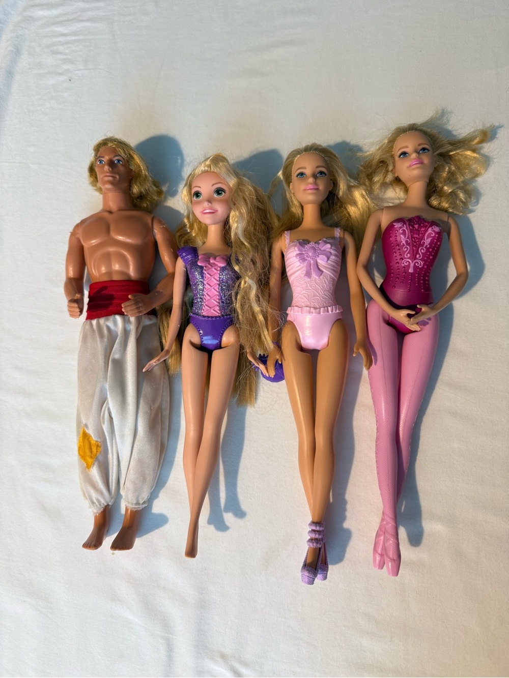 Barbie Fashion Dolls 4-Piece Set - Pink & Purple